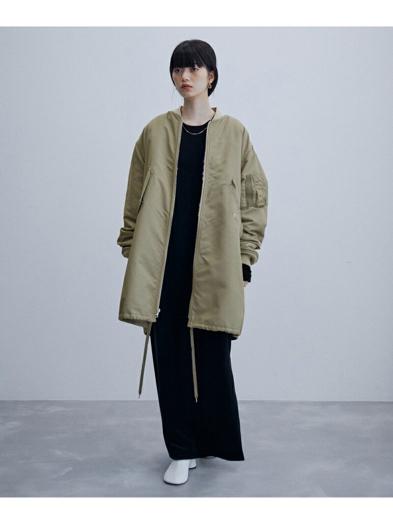 楽天市場】《ドラマ着用》【サステナブル】MA-1ボアリバーシブルコート