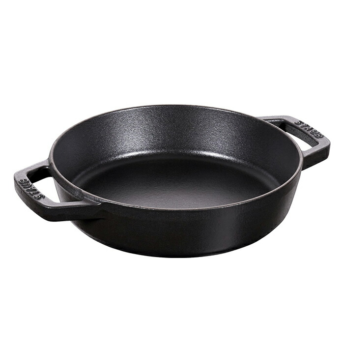 楽天市場】ストウブ staub ダブルハンドルスキレット 20cm ブラック