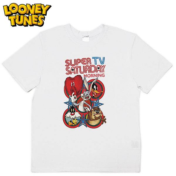 楽天市場】ルーニー・テューンズ 半袖Tシャツ スーパーTV レディース