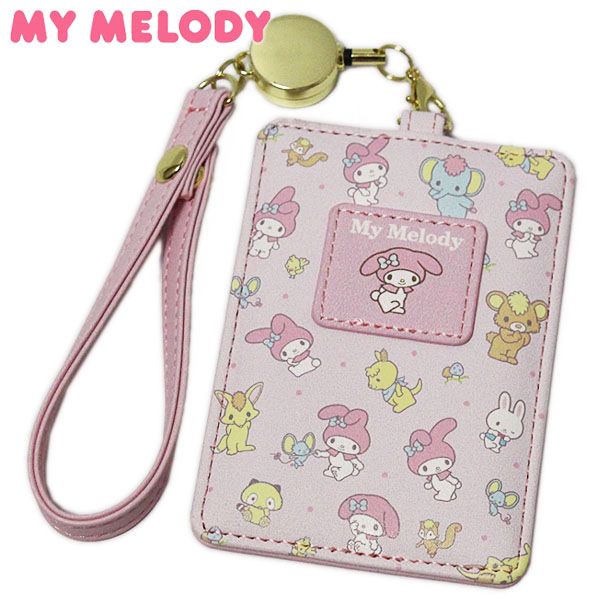 楽天市場】マイメロディ リール付きパスケース レトロ レディース