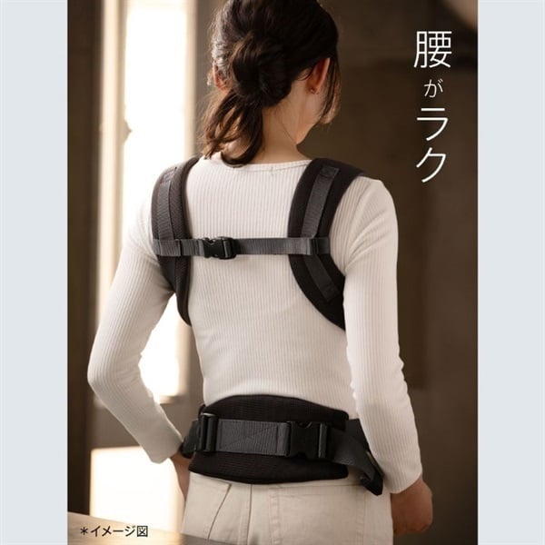 楽天市場】アップリカ ラクリス 抱っこ紐 ダークグレー 新生児 Aprica