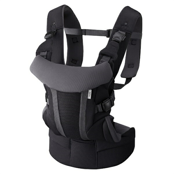 楽天市場】アップリカ ラクリス 抱っこ紐 ダークグレー 新生児 Aprica