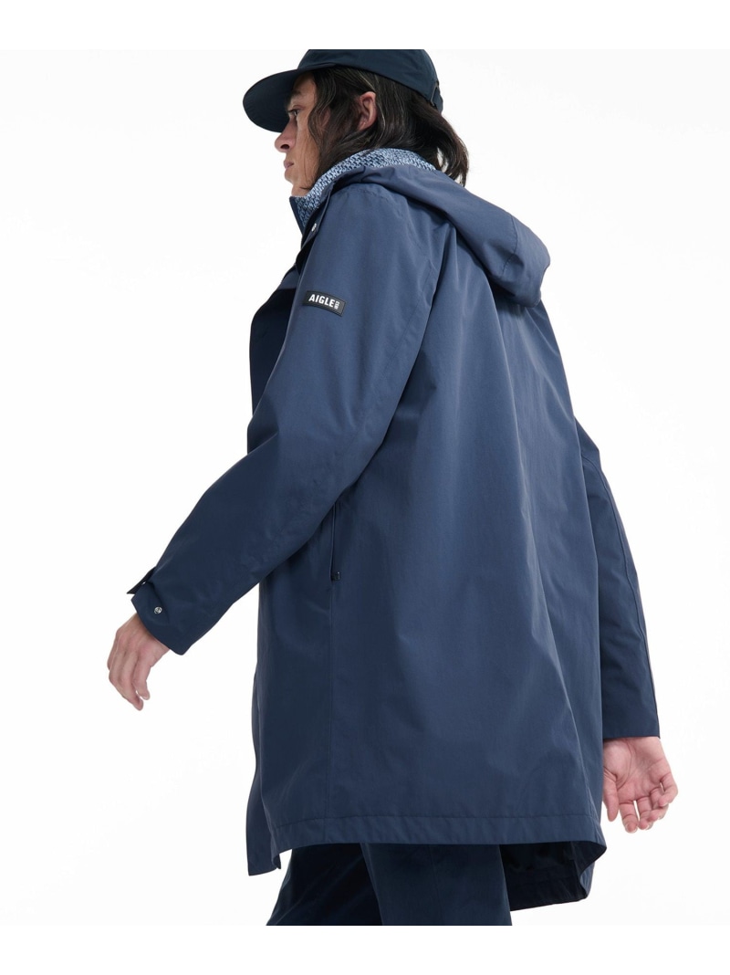 楽天市場】【SALE／30%OFF】透湿防水 ロングフーデッドコート AIGLE