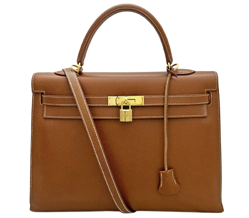 楽天市場】【ｾｰﾙ】【HERMES】エルメス ケリー35 ブラウン系 ゴールド
