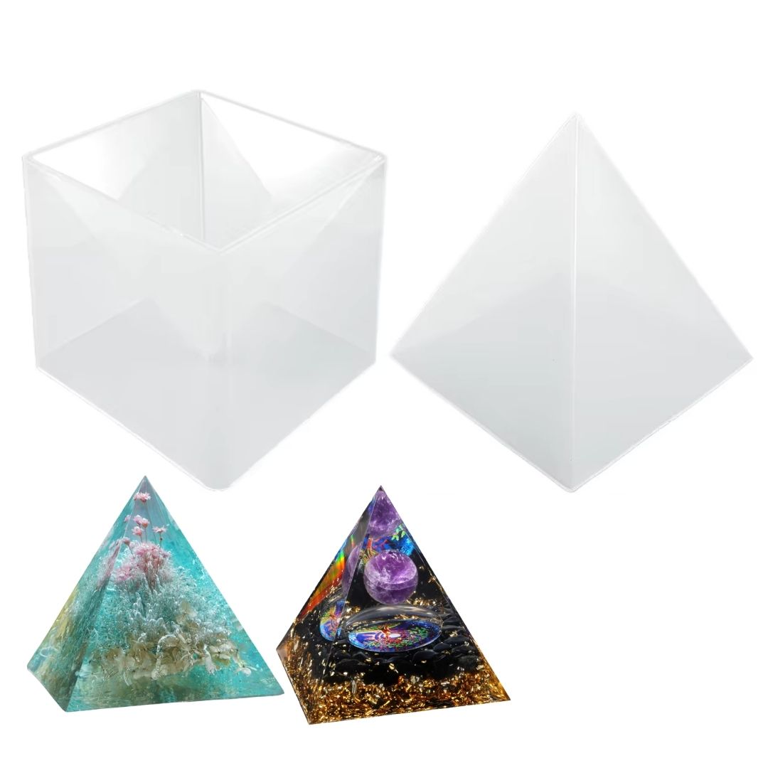 楽天市場】DIY オルゴナイト 作成 キット 10cm ピラミッド型 シリコン