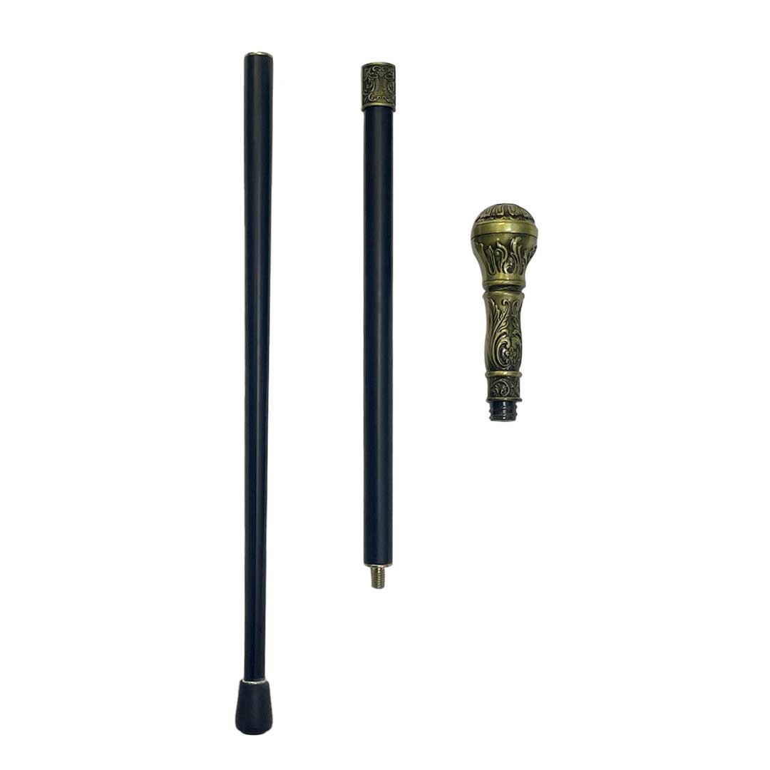 楽天市場】杖 花 彫刻 球体 真鍮 つえ ステッキ おしゃれ 高級 男性