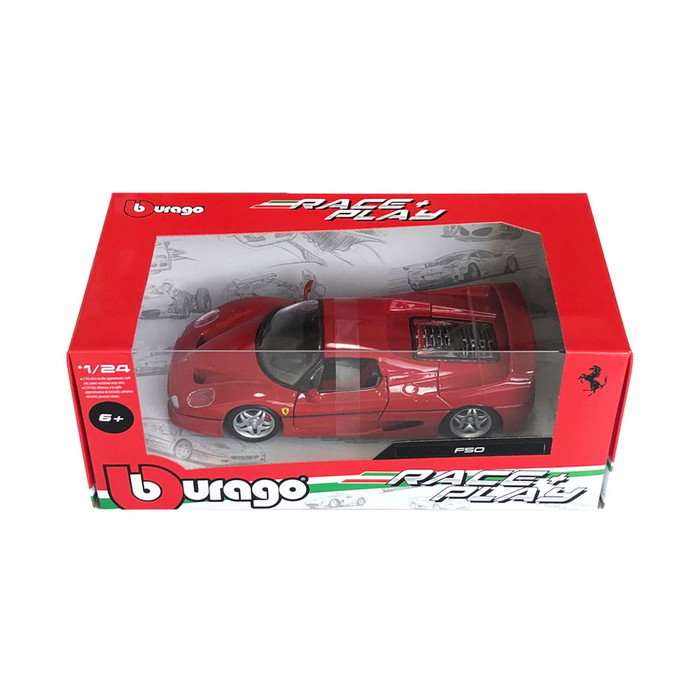 楽天市場】ミニカー 1/24 F50 フェラーリクローズド レッド : エアー