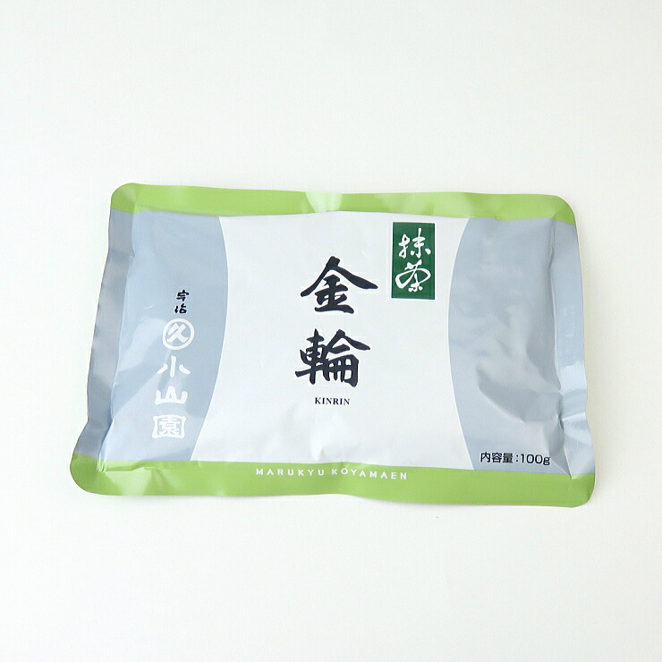 新品未開封】京都・宇治 丸久小山園 抹茶 金輪 100g 金輪 | 抹茶