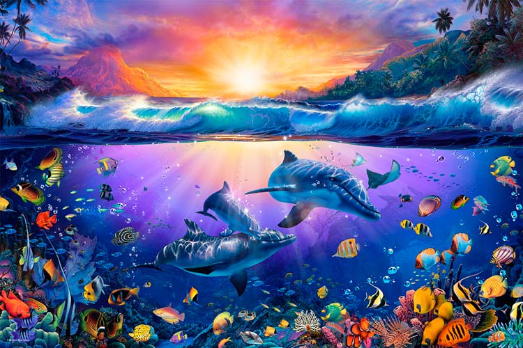 楽天市場】ジグソーパズル トワイライトインパラダイスII(ラッセン