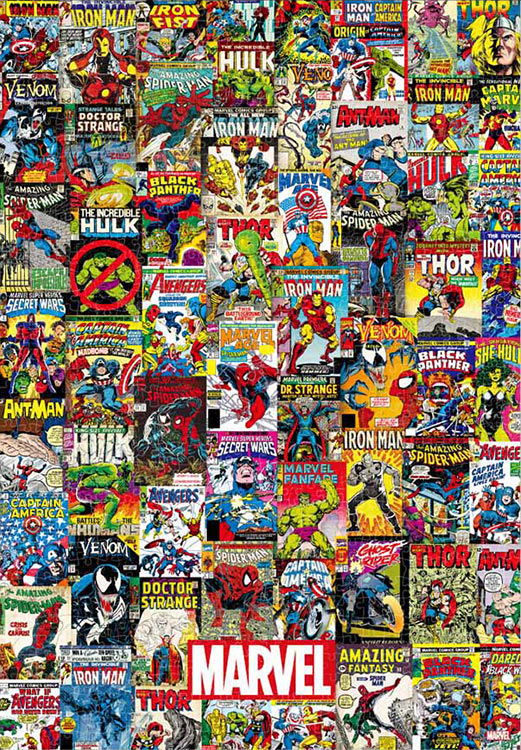 楽天市場】ジグソーパズル マーベル・コミック大集合(マーベル) 1000