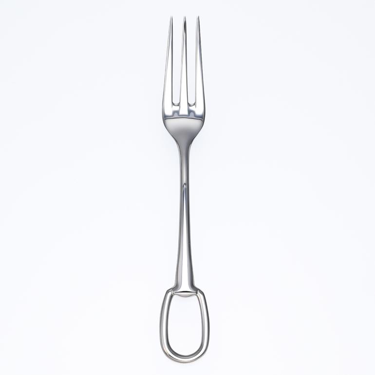 エルメス Hデザイン デザート、オードブル フォーク 2本 シルバー