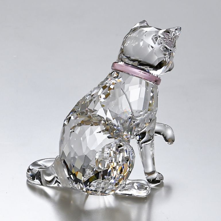 楽天市場】スワロフスキー SWAROVSKI ネコのお母さん オブジェ 置物