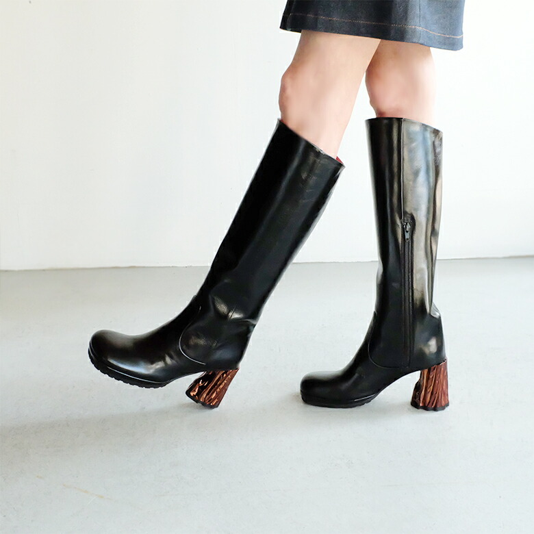 楽天市場】MANA マナ レディース ロングブーツ デザインヒール