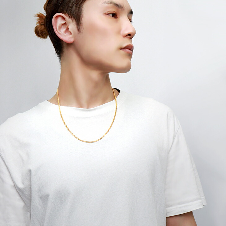 楽天市場】ゴールド チェーン ネックレス 喜平 幅約2.8mm 55cm