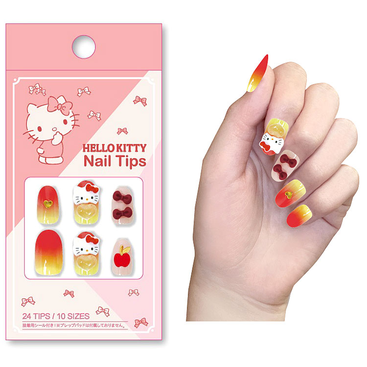 楽天市場】ハローキティ ネイルチップ 345180 推し活グッズ デコネイル