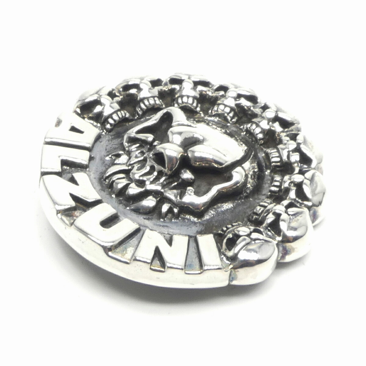 楽天市場】送料無料 ALZUNI アルズニ シルバー コンチョ スカル 950