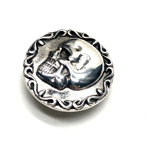 楽天市場】送料無料 ALZUNI アルズニ シルバー コンチョ スカル 950