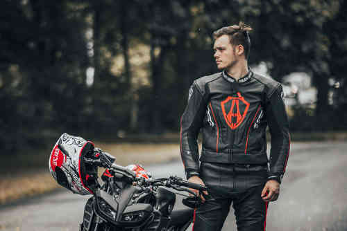 70s イノウエモーターパーツ 革ツナギ ライダースーツ ブラック 70s