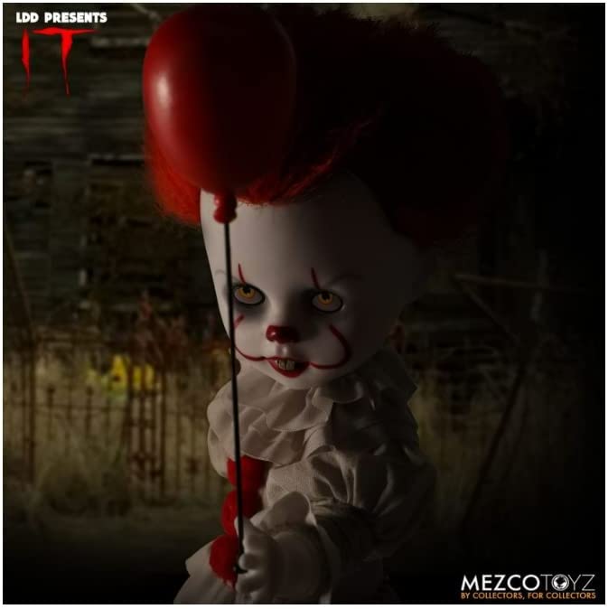 楽天市場】Mezco Toyz リビングデッド ドール IT ペニーワイズ ピエロ