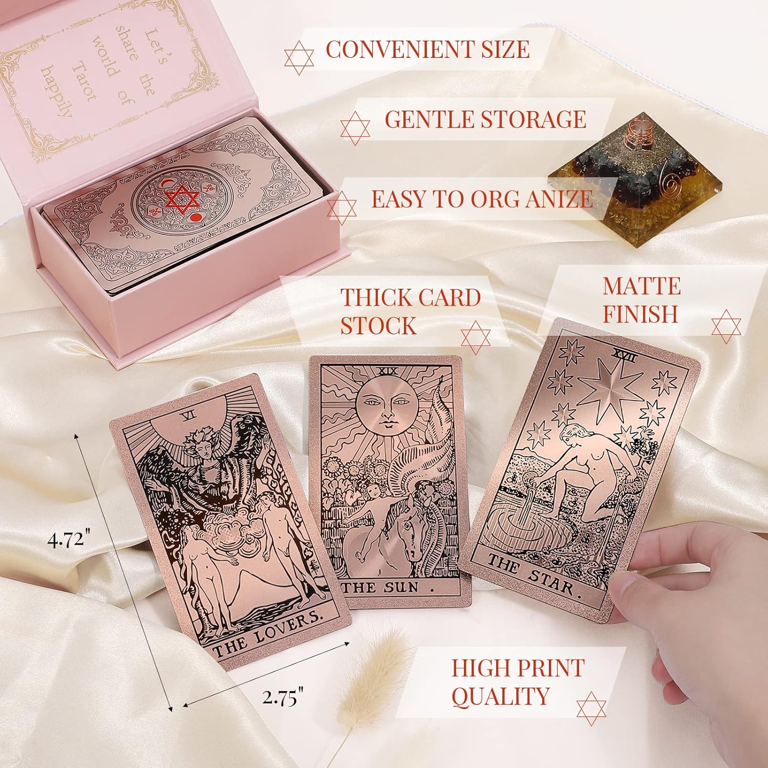 楽天市場】LYINGFISH タロットカード ガイドブック付き ゴールド