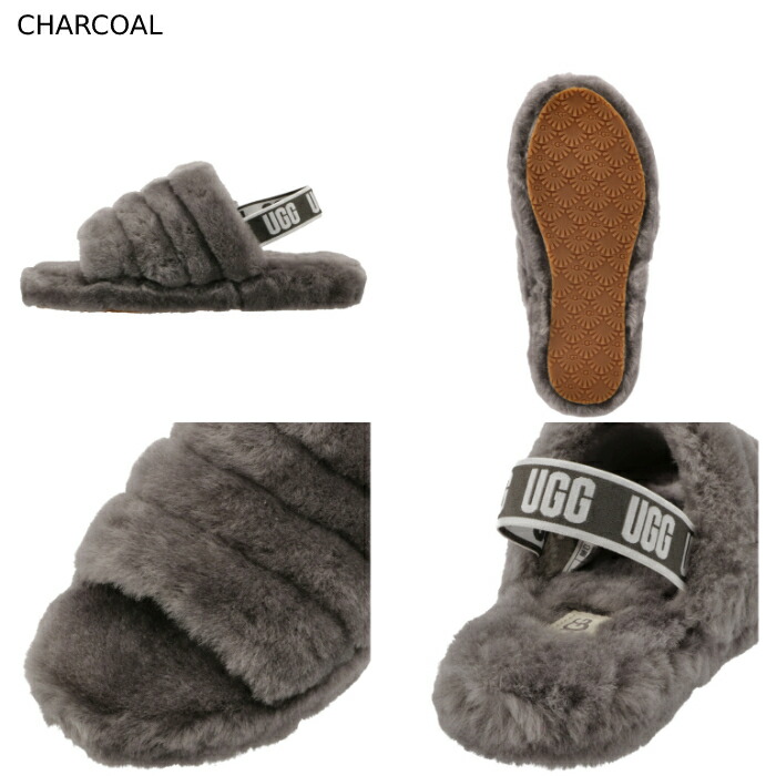 楽天市場】アグ UGG 【大人もOK】キッズ スライド サンダル FLUFF YEAH