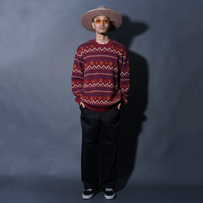 楽天市場】WEIRDO ウィアード / 「LOOK INVADING - L/S SWEATER