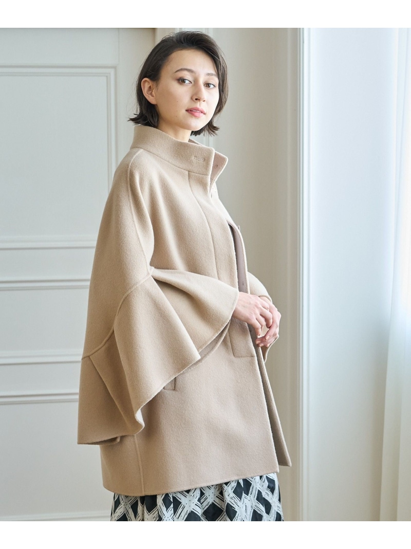 楽天市場】【SALE／40%OFF】ウールナイロンリバーケープコート ANAYI