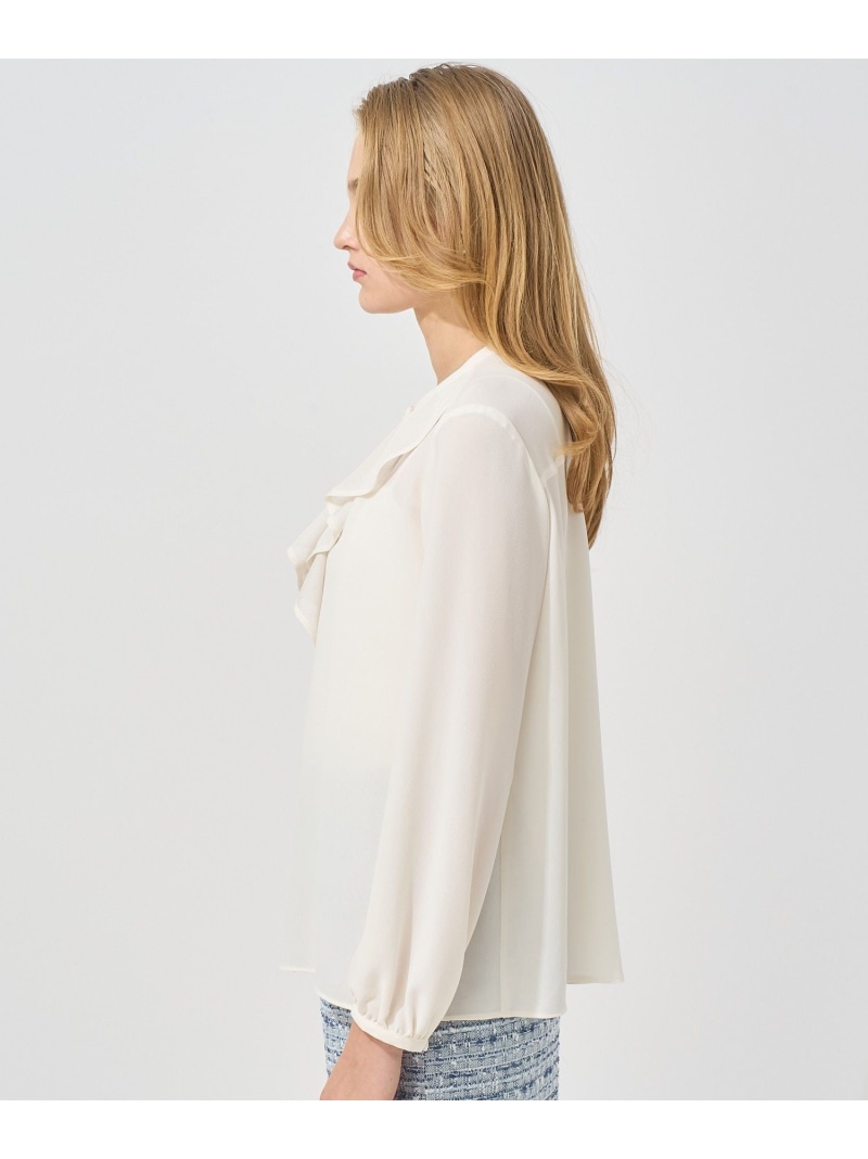 楽天市場】【Eternal Line 2025】ジョーゼットカラミラッフル ブラウス