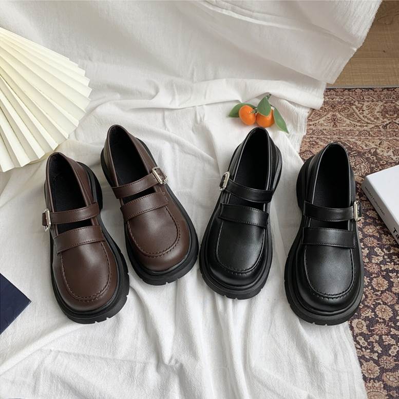 楽天市場】ストラップ付きローファー シューズ レディース ローファー