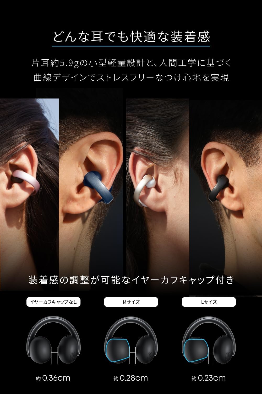楽天市場】Anker Soundcore AeroClip（Bluetooth 5.4）【オープン