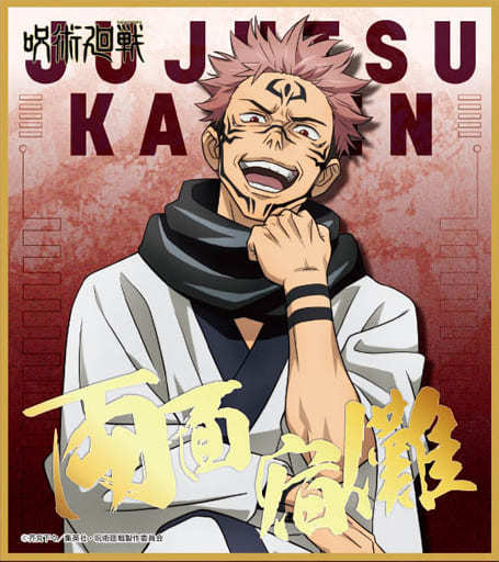 楽天市場】呪術廻戦 ビジュアル色紙コレクション 両面宿儺 : アニメ