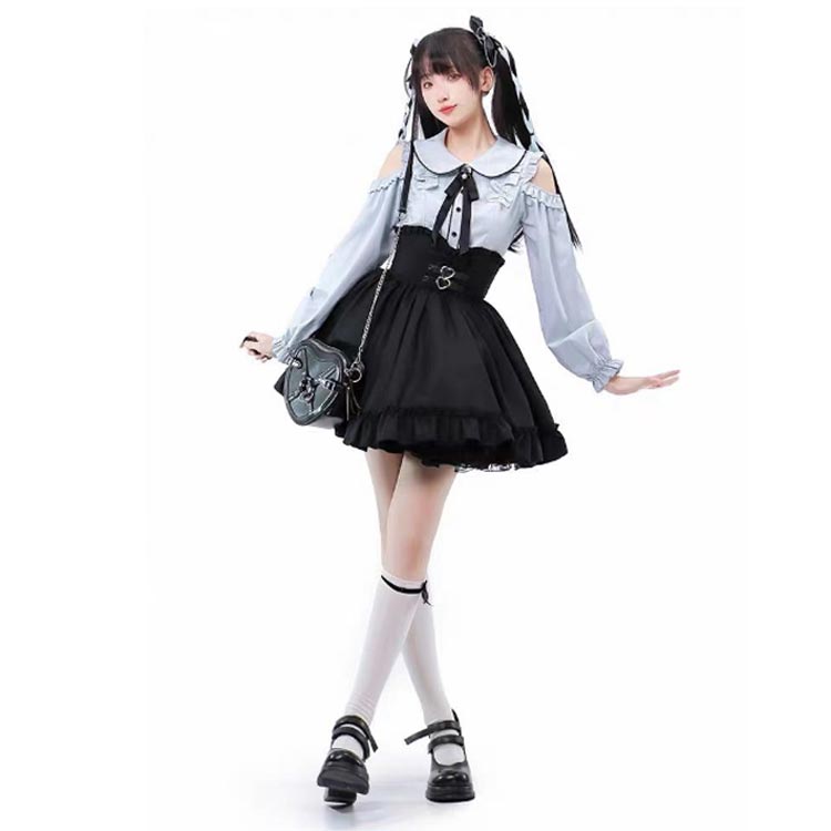 楽天市場】可愛い 量産型 地雷系 セットアップ 2点セット ブラウス