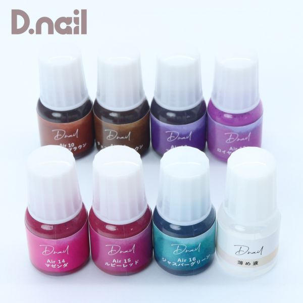 楽天市場】D.nail【公式】 Acrylic Air paint Set ビビットシリーズ