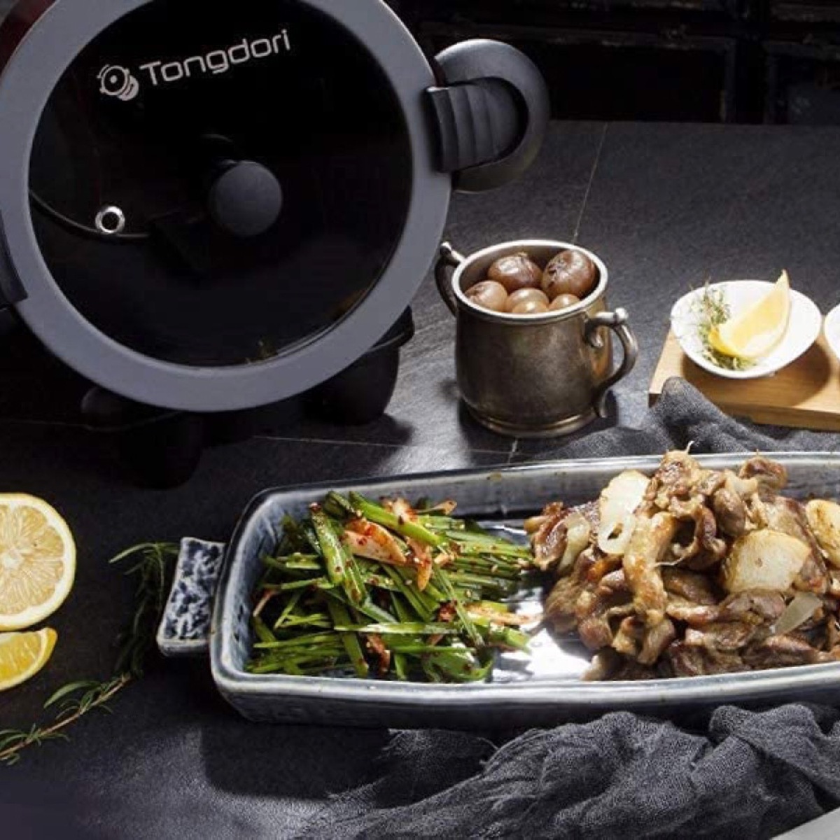 楽天市場】トンドリオーブン 回る鍋 回転 両手鍋 回る 自動回転 自動