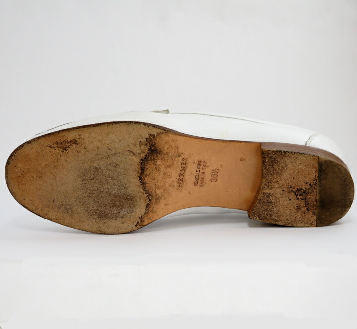 楽天市場】HERMES エルメス コンスタンス レザー ローファー 36 1/2