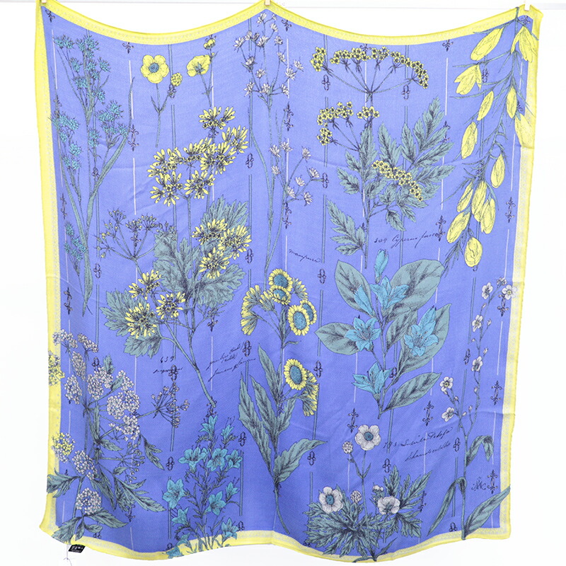 楽天市場】manipuri マニプリ ウールシルクストール ボタニカル