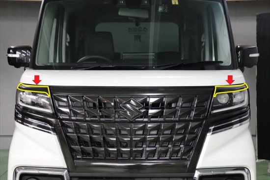 楽天市場】スペーシアカスタムハイブリッドMK53S ヘッドライトシート