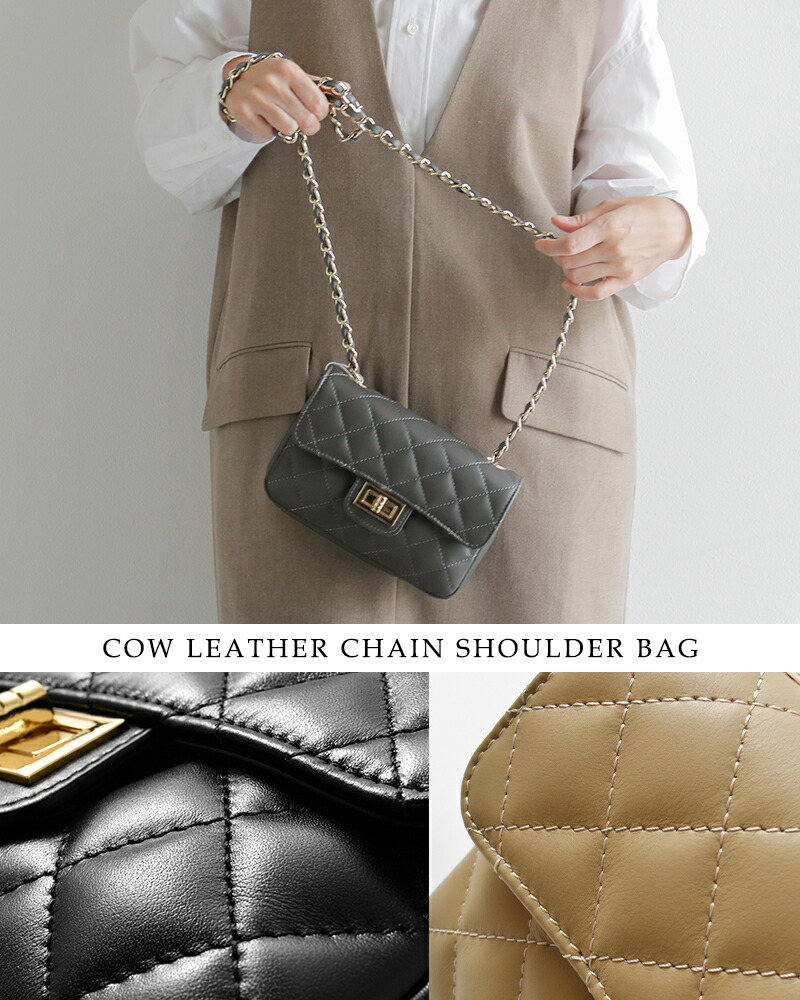 楽天市場】AULENTTI オウレンティ カウレザー チェーン ショルダー