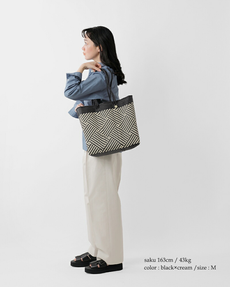 楽天市場】Letra レトラ メルカドバッグ ロングハンドル Mサイズ