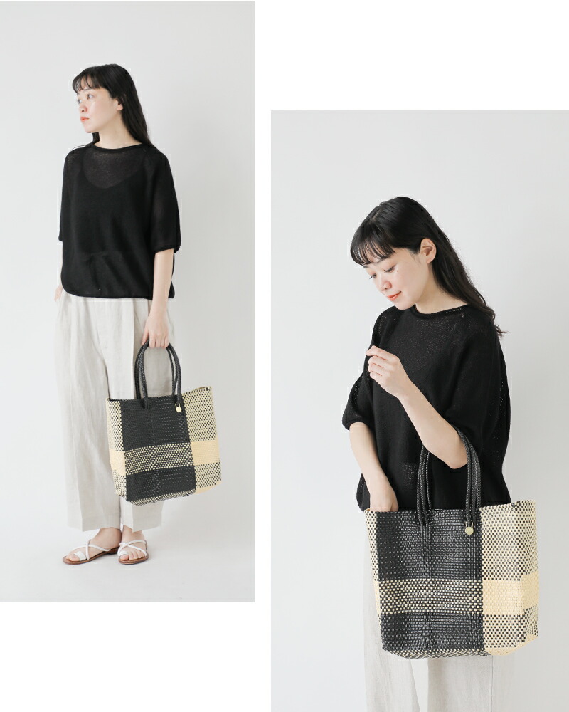 楽天市場】Letra レトラ メルカドバッグ ロングハンドル Mサイズ