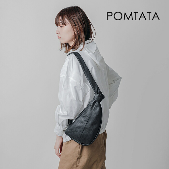 楽天市場】セール【20%OFF】POMTATA ポンタタ カウレザー ボディバッグ