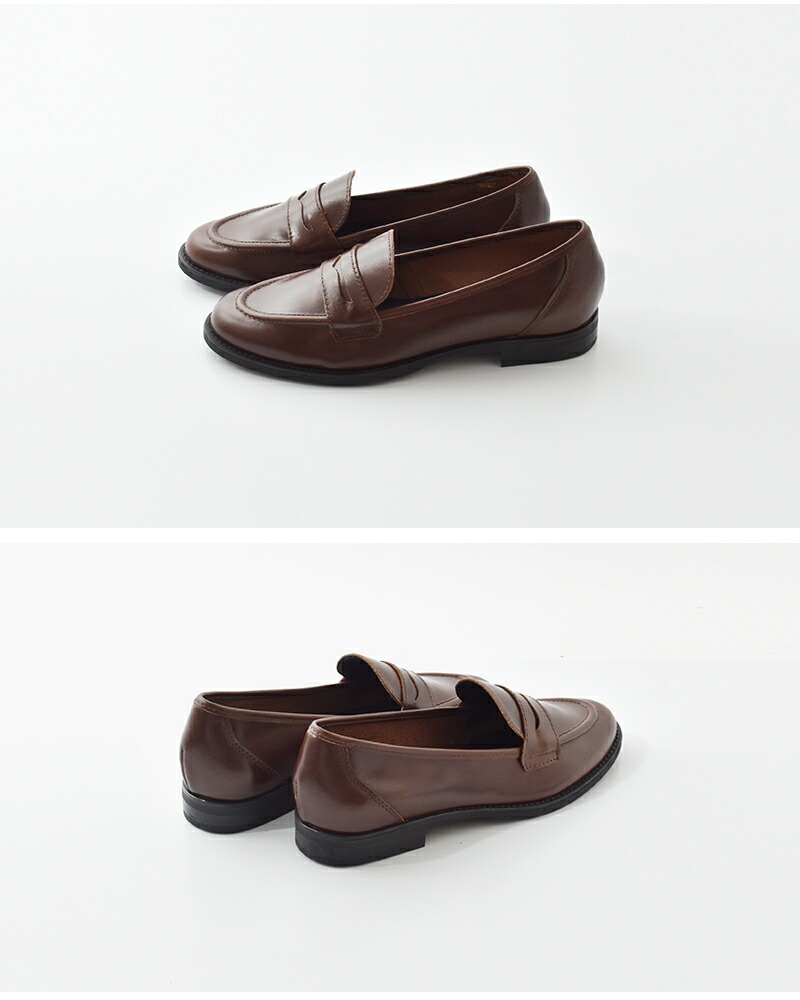 楽天市場】eness エネス カウレザー コイン ローファー st-1201