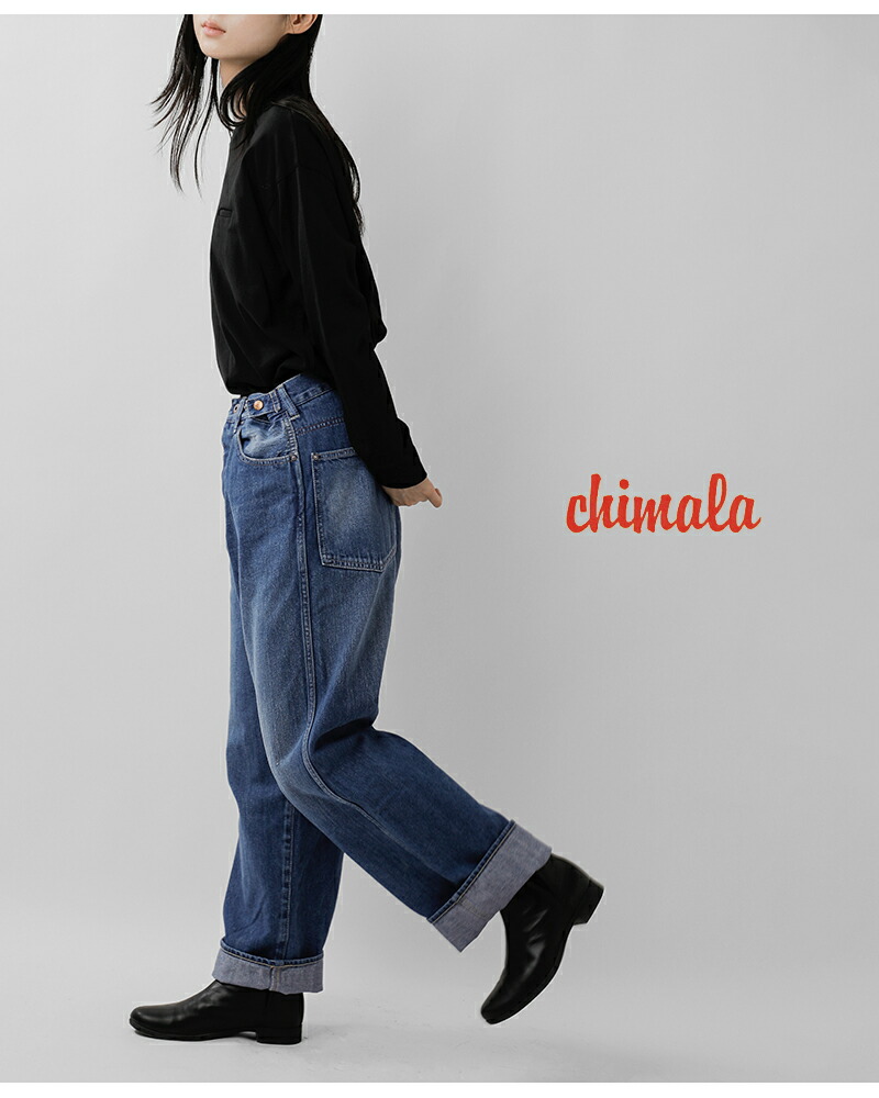 楽天市場】chimala チマラ 12oz ウエスト アジャスタブル デニム