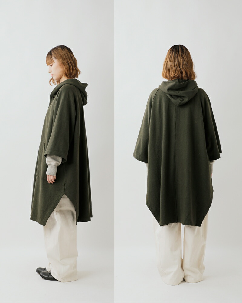 楽天市場】tissu ティシュ 圧縮 ウール ニット ポンチョ コート