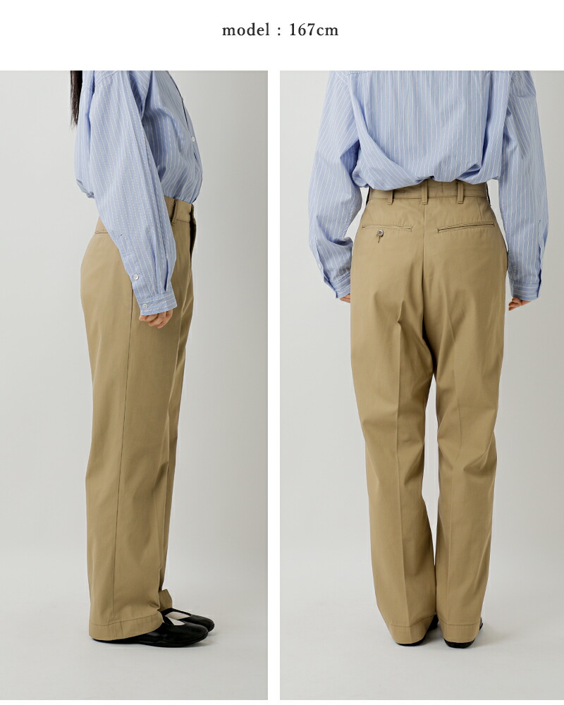 楽天市場】Shinzone シンゾーン ウォッシュド ハイウエスト チノパンツ