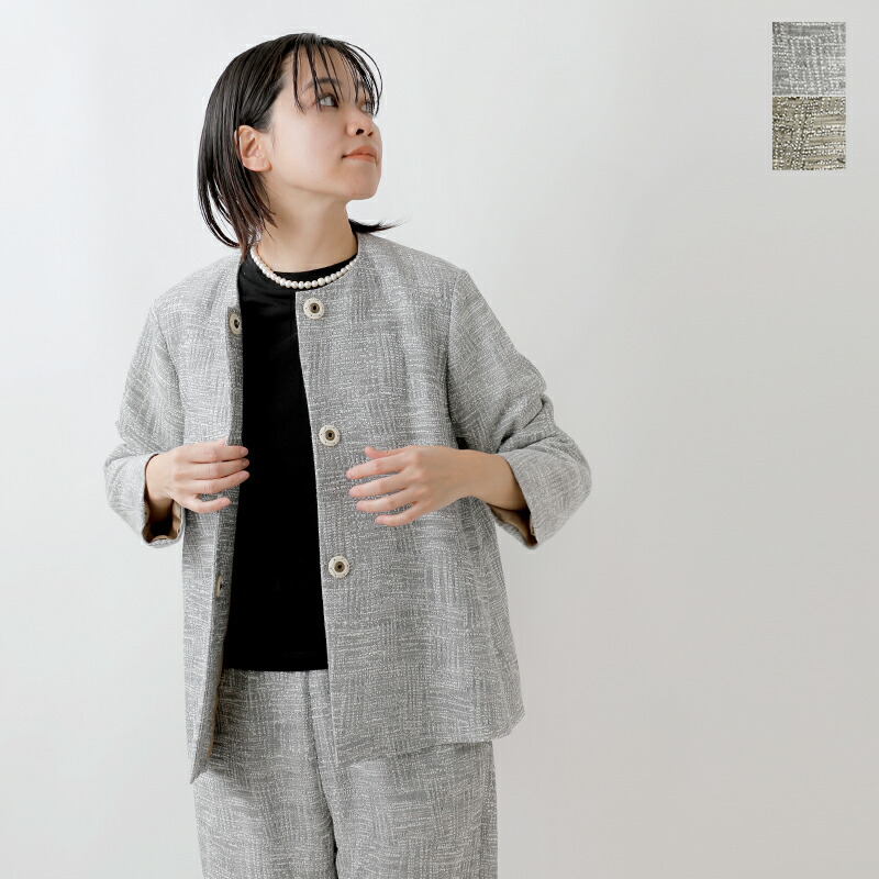 楽天市場】nooy ヌーイ イタリアンジャガード ケープ ジャケット