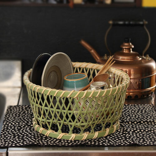 楽天市場】【松野屋 真竹椀かご 小】カゴ 籠 手しごと 民芸 日本 竹