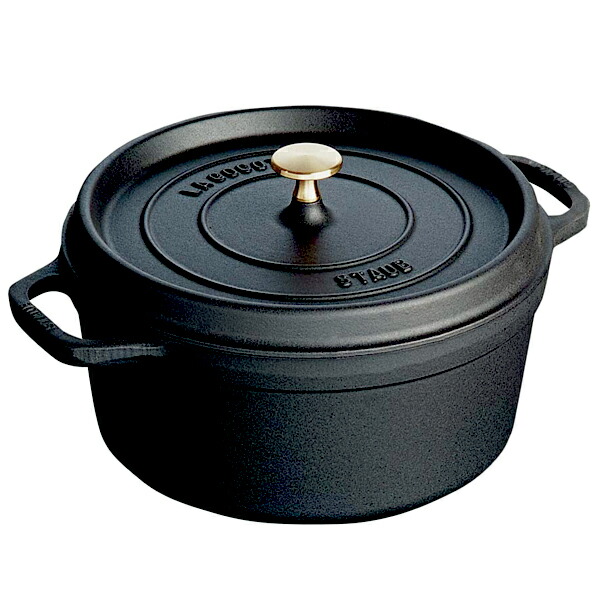 楽天市場】ストウブ（STAUB） ピコ・ココット ラウンド 24cm ブラック