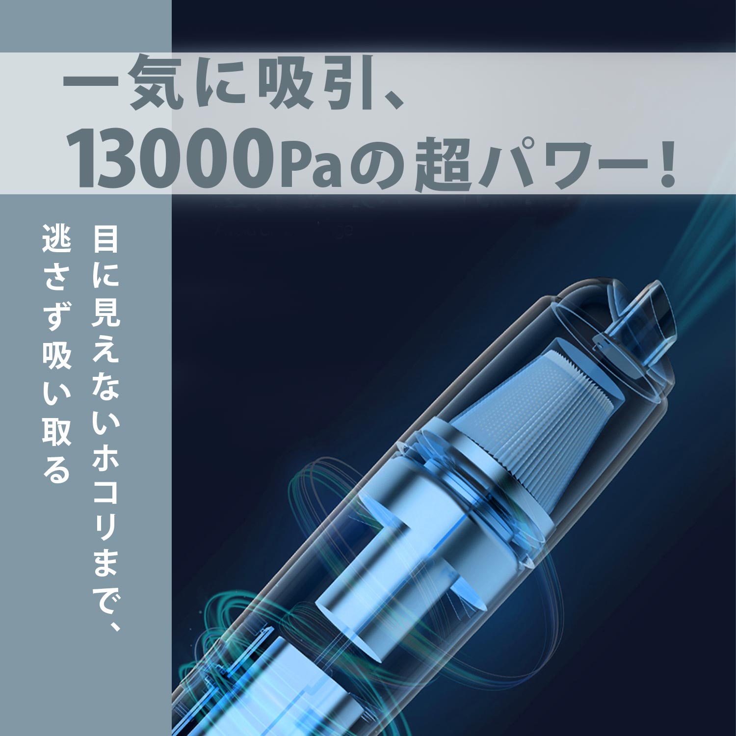 楽天市場】ハンディクリーナー コードレス 強力吸引力 多機能車用掃除