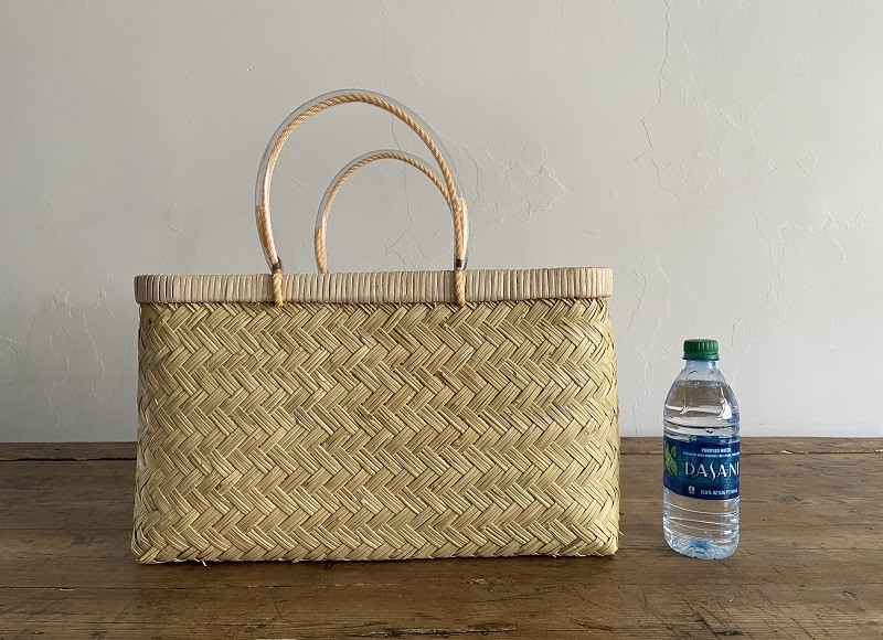 楽天市場】松野屋 篠竹市場かご 大 岩手県で作られた 篠竹の 手作り